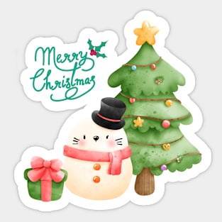 Christmas Greeting Sticker